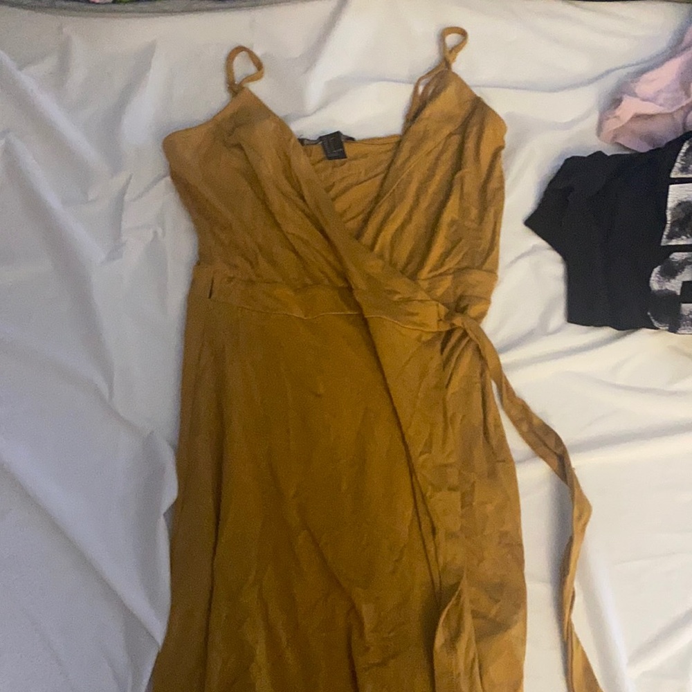 forever 21 wrap around dress